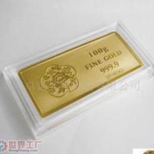 上海造幣廠鑄造24k黃金投資金條 集投資、收藏與禮品價值于一身